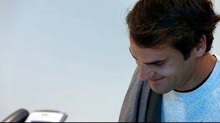 Watch Roger Federer Collects His Australian Open Pass Video