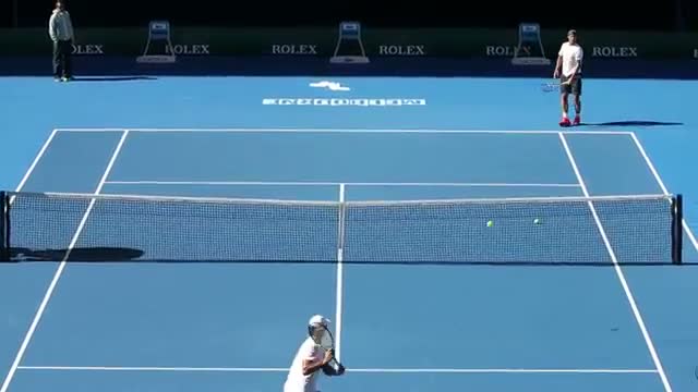 Watch Rafa Nadal & Fernando Verdasco Practice Session Video