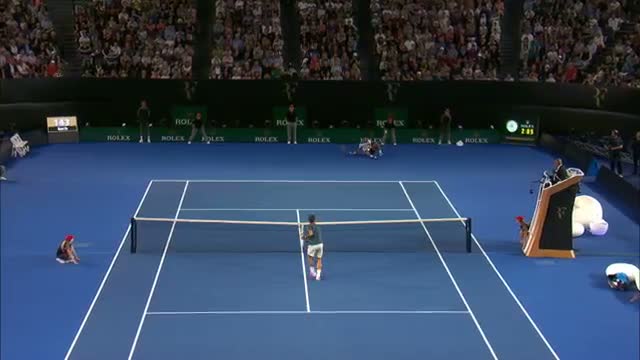 Watch Federer v Tsonga Amazing Match Point Video