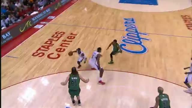 Watch NBA: Dunk Mix: Blake Griffin and DeAndre Jordan Slam and Jam Over the Celtics Video