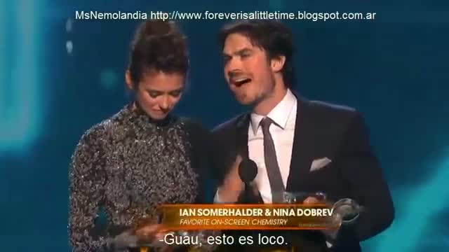Watch Ian Somerhalder & Nina Dobrev People's Choice Awards 2014 Video