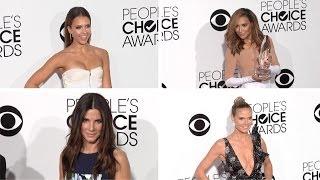 Watch Jessica Alba, Sandra Bullock, Nina Dobrev, Naya Rivera People's Choice Awards 2014 Video
