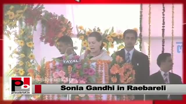 Watch Sonia Gandhi: Congress is always with common man Video