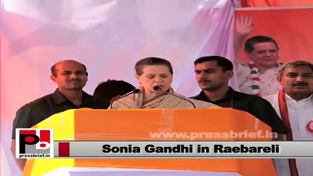 Watch Sonia Gandhi: We will try to finish projects on time Video