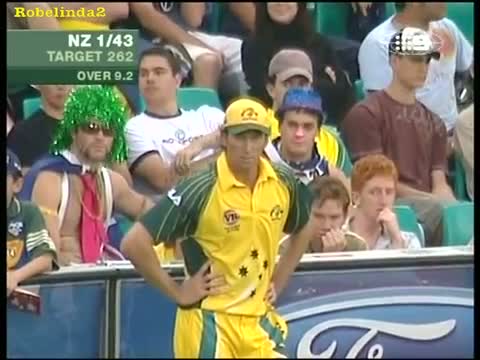 Watch McGarth. You gotta laugh at this! Classic insult to the great bowler. Video