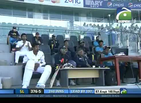 Watch Pak vs SL 1st Test- Prasanna Jayawardene Batting Video