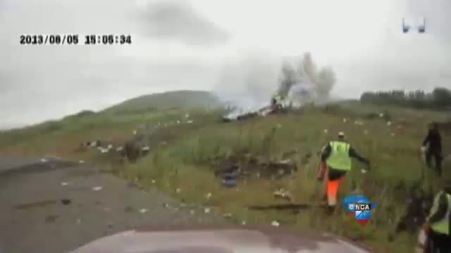 Watch Footage of dramatic plane crash in Iceland released Video