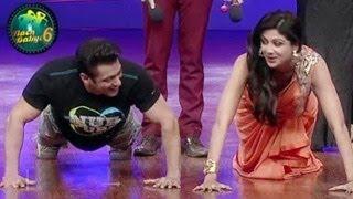 Watch Salman Khan & Shilpa Shetty PUSHUPS on Nach baliye 6 11th January 2014 Episode Video