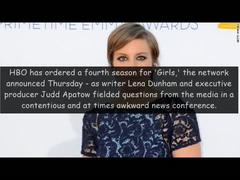 Watch Reporter Demands Lena Dunham Bare Naked Truth About Girls Video