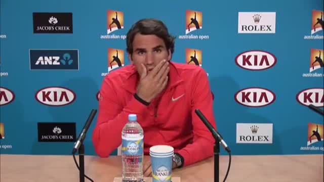 Watch Roger Federer press conference - Australian Open 2014 Video