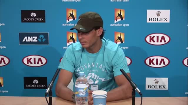 Watch Rafa Nadal press conference - 2014 Australian Open Video
