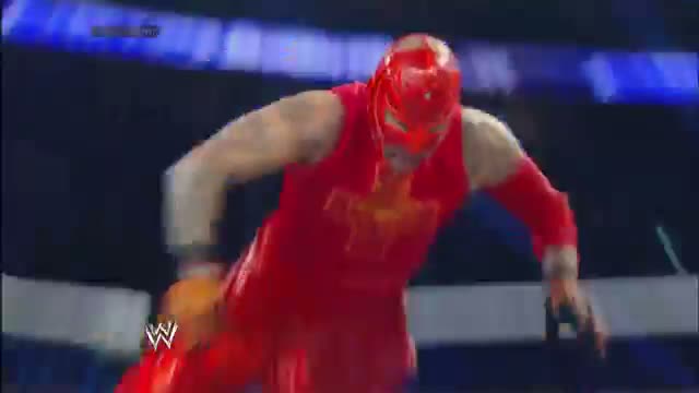 Watch WWE: Rey Mysterio, Sin Cara & Los Matadores vs. Curtis Axel, Ryback & The Real Americans Video