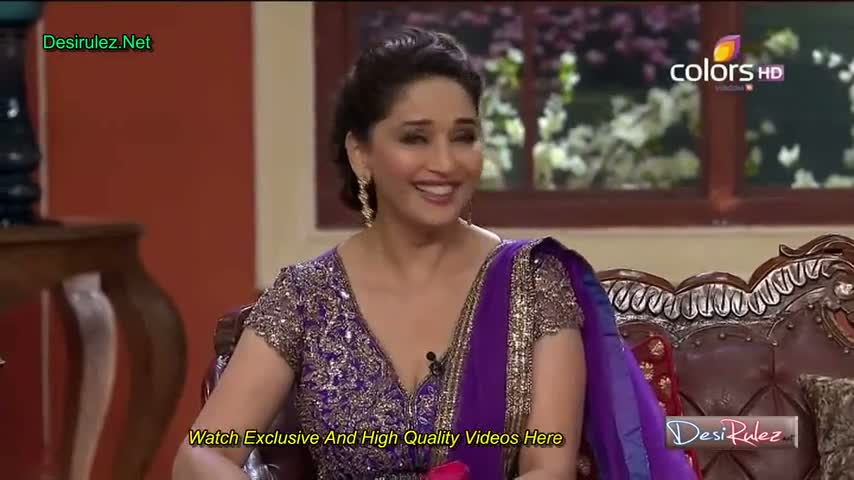 Watch Comedy Nights With Kapil - Madhuri Dixit & Huma Qureshi To Promote Dedh Ishqiya Movie - 11th January 2014 - Part 2/5 Video