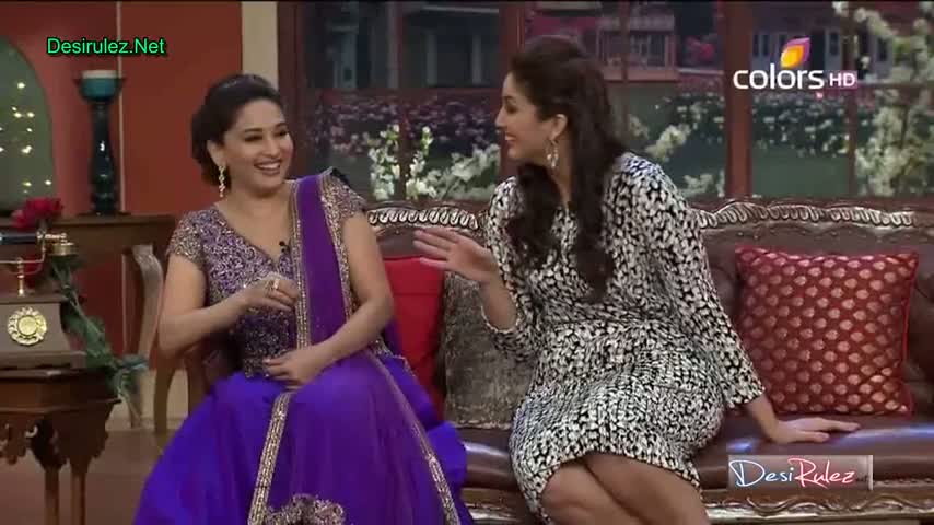 Watch Comedy Nights With Kapil - Madhuri Dixit & Huma Qureshi To Promote Dedh Ishqiya Movie - 11th January 2014 - Part 4/5 Video