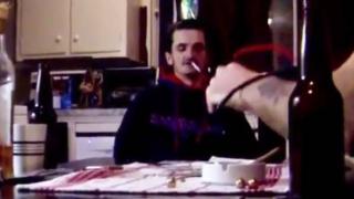 Watch A drunk Russian lost a poker bet... he should probably get that looked at. Video