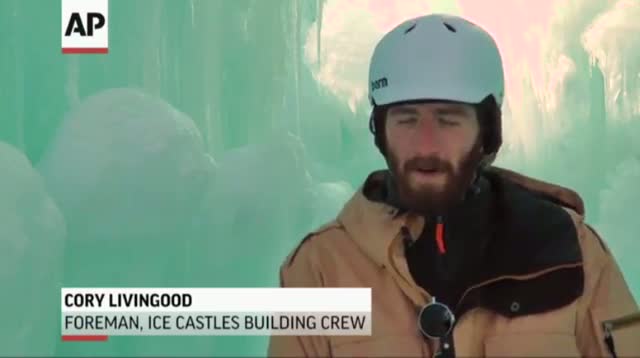 Watch Ice Castle Dazzles New Hampshire Tourists Video