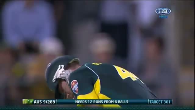 Watch James Faulkner Game Winning Innings Rocks The Gabba - Aus v Eng 2014 ODI Video