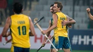 Watch Australia vs India - Men's Hero Hockey World League Final India Quarter-Final 4 [15/1/2014] Video