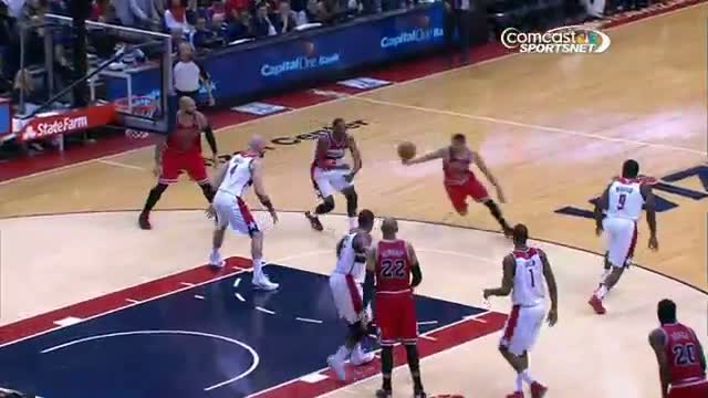 Watch NBA: John Wall Hits a RIDICULOUS Falling Circus Shot Video
