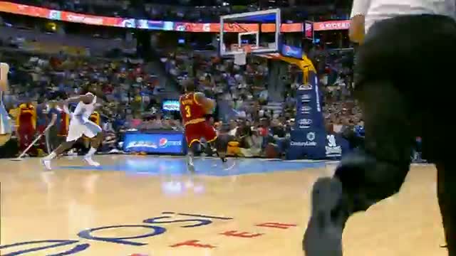 Watch NBA: Kenneth Faried's Two-Handed Chasedown Block! Video