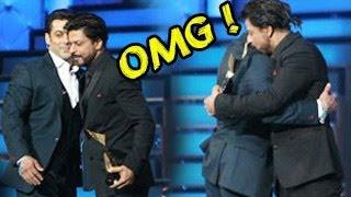 Watch Salman Khan & Shahrukh Khan HUG at Star Guild Awards 2014 Video