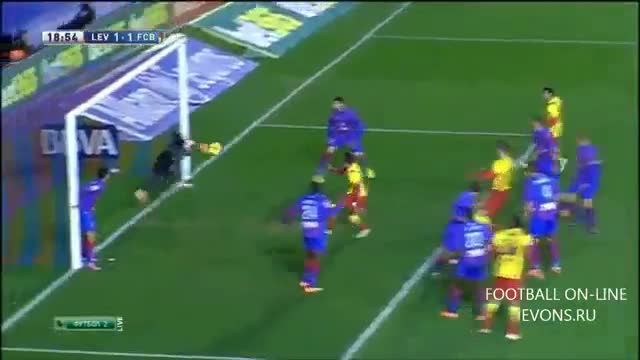 Watch Levante vs Barcelona 1-1 All Goals Highlights HD 19/01/2014 Video