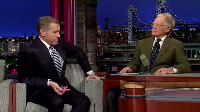 Watch David Letterman - Brian Williams' Late-Night Loyalties Video Video