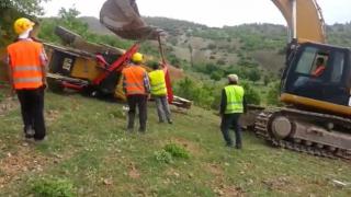 Watch Backhoe Recovery Goes Wrong Video