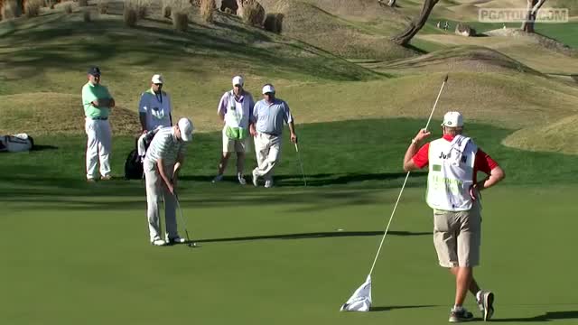 Watch Zach Johnson eagles No. 14 at Humana Challenge Video