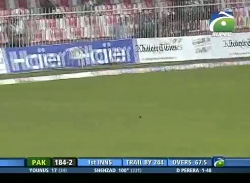 Watch Pak vs SL 3rd Test 2014 - Ahmed Shehzad Batting (Pak 1st Inning) Video