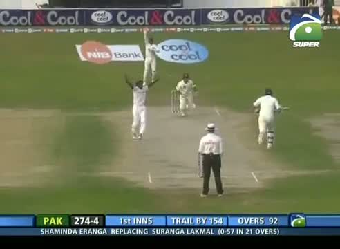 Watch Pak vs SL 3rd Test 2014 - Fall of Wickets (Pak 1st Inning) Video