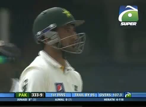 Watch Pak vs SL 3rd Test 2014 - Day 4 Highlights - 1st Session Video