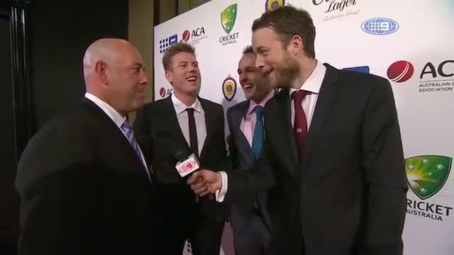 Watch Allan Border Medal 2014 - Red Carpet Interviews Feat Hamish Blake 20 January 2014 Video