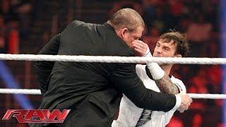 Watch CM Punk attacks WWE Director of Operations, Kane: WWE Raw, Jan. 20, 2014 Video