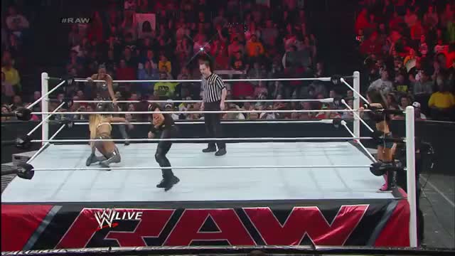 Watch The Funkadactyls vs. AJ Lee & Tamina: WWE Raw, Jan. 20, 2014 Video