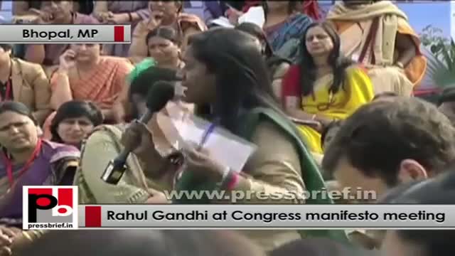 Watch Rahul Gandhi interacts with women representatives on Congress Manifesto part 01 Video