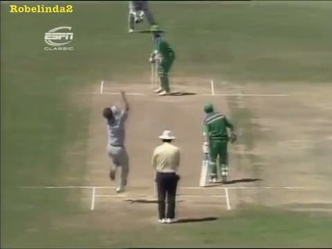 Watch Run out off no ball, hilarious cricket and commentary by Tony Greig! Video