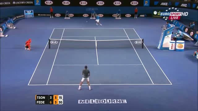 Watch Roger Federer Vs Jo-Wilfried Tsonga Australian Open 2014 R4 FULL HD Video
