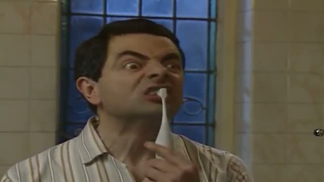 Watch Mr Bean - In the bathroom Video