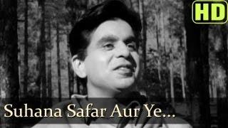 Watch Suhana Safar Aur Ye - Madhumati Songs - Dilip Kumar - Vyjayantimala - Mukesh (Old is Gold) Video
