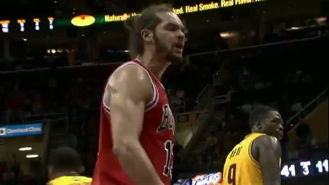 Watch NBA: Joakim Noah's Putback Slam on Anderson Varejao Video