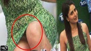 Watch Kareena Kapoor's Wardrobe Malfunction - Shows Off PANTY Video Video