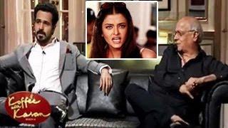 Watch Emraan Hashmi INSULTS Aishwarya Rai Koffee With Karan 26th January 2014 Video Video