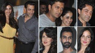 Watch Jai Ho Special Screening: Genelia, Elli Avram & Sangeeta Bijlani ATTEND Video Video