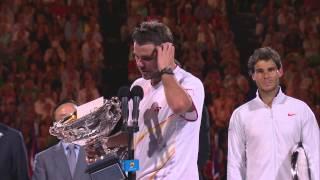 Watch Stan Wawrinka's post-final speech - 2014 Australian Open Video Video