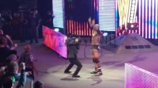 Watch After WWE Royal Rumble 2014 Went Off The Air, Batista Mocks Daniel Bryan, & Flips Out On Fans Video Video
