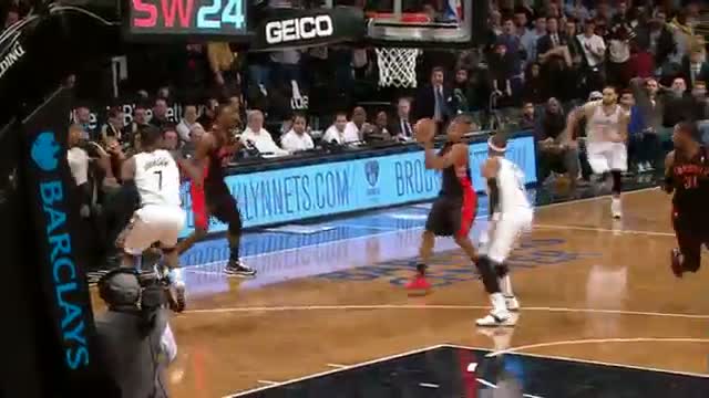 Watch NBA: Patrick Patterson Gets the Steal and the Game-Winner in Brooklyn! Video