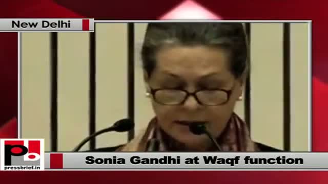 Watch Sonia Gandhi at the launch of NAWADCO, stresses for the need of protecting secularism Video