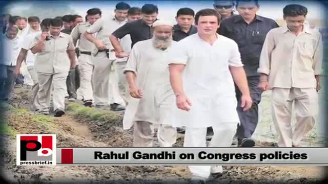 Watch Rahul Gandhi: Congress works for poor, NDA remarks 'wastage of money' Video