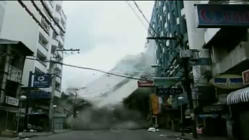 Watch Tower Block Tumbles - Destroyed in Seconds Video Video